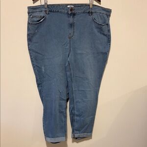 Penningtons Light Blue Cropped Stretch Jeans